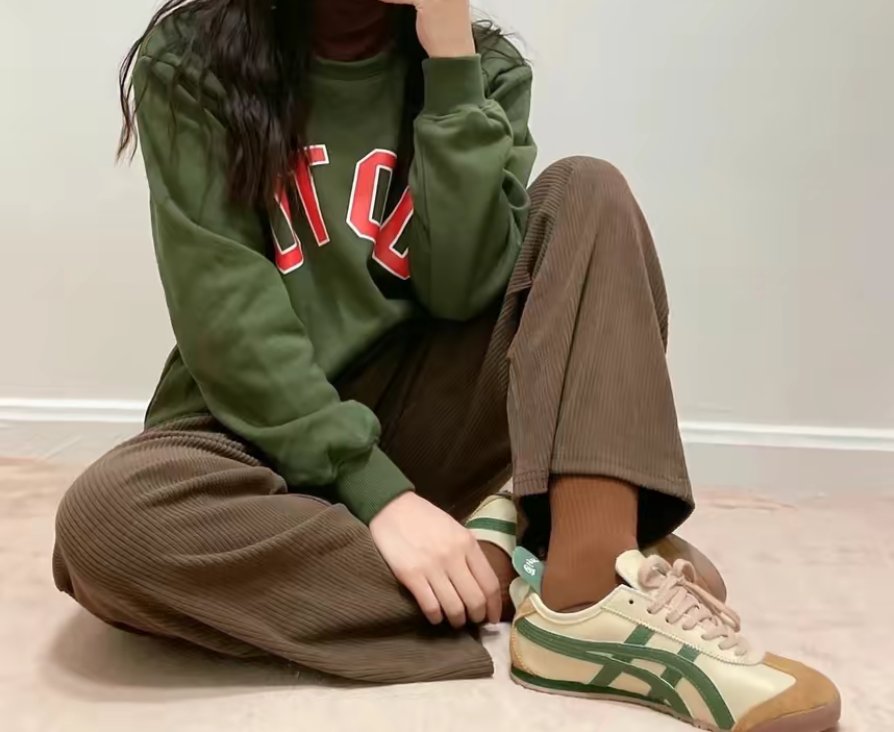 mexico 66 beige grass green