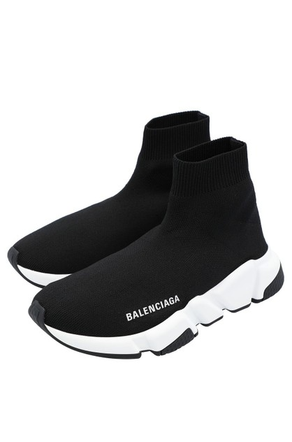 Balenciaga Runner Hightop Sneakers In Black  ModeSens