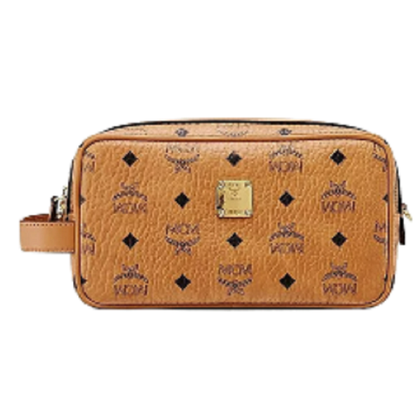 Túi MCM Wash Bag in Visetos Original MXZAAVI01CO001 Hệ thống phân