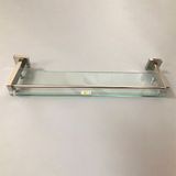 Kệ kính thẳng  đế vuông Inox 304 -  KKT_04
