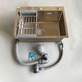 CHẬU RỬA BÁT 1 HỐ INOX 304 - C - 6045N