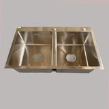 Chậu Rửa Bát 2 Hố Cân Inox 304 - C_8350A