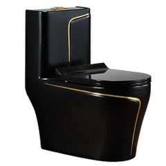 Bệt Liền Khối Đen Sọc Vàng D9999