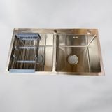 Chậu Rủa Bát 2 Hố Cân Inox 304 - C_8245D