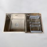 Chậu Rửa Bát 2 Hố Lệch Inox 304 - C _8245L