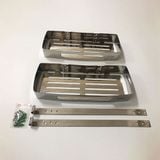 Kệ thẳng tấm 2 tầng inox 304 - KTT_02