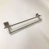 Vắt khăn đôi đế vuông thanh dẹt Inox 304 - VK619