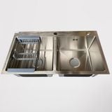 Chậu Rửa Bát 2 Hố Cân Inox 304 - C_8245 JIAS