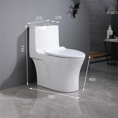 Bệt Liền Khối  Nút Tròn 0B_ B566