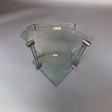 Kệ Góc Kính Inox 304 2 Tầng - KGK_02