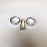 Kệ cốc đôi inox 304 L002