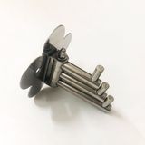 MÓC 3 VẤU NGẮN (3 CHẤU) INOX 304  -  BC 1