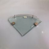 Kệ góc kính inox 304 1 tầng - KGK_01