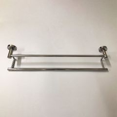 Vắt khăn đôi đế tròn Inox - VK617