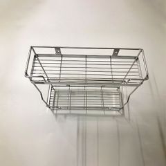 Kệ thẳng chữ nhật 2 tầng inox 304 - KLDG_02