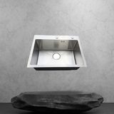 CHẬU RỬA BÁT 1 HỐ INOX 304 - C - 6045N