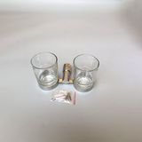 Kệ cốc đôi inox 304 L002
