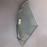 Kệ góc kính inox 304 1 tầng - KGK_01