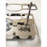 Kệ cốc, bàn chải inox - KC804