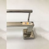 Vắt khăn đôi đế vuông thanh dẹt Inox 304 - VK619