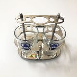 Kệ cốc inox đôi INOX - KC802