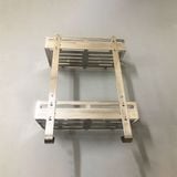 Kệ thẳng tấm 2 tầng inox 304 - KTT _02