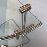 Kệ Góc Kính Inox 304 2 Tầng - KGK_02
