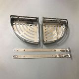 Kệ góc tấm 2 tầng inox 304 - KGTM_02_25