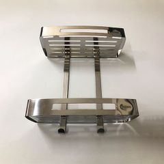 Kệ thẳng tấm 2 tầng inox 304 - KTT_02