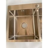 Chậu Rửa Bát 2 Hố Cân Có Bàn Inox 304 - C _10048A