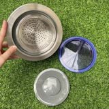 Chậu Rửa Bát Bán Nguyệt 1 Hố Inox 304 C_7848