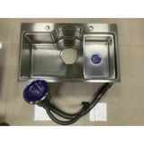 Chậu Rửa Bát Bán Nguyệt 1 Hố Inox 304 C_7848