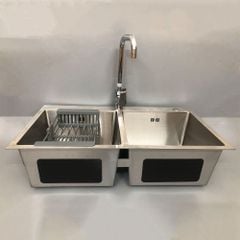 Chậu Rửa Inox Kèm Vòi Rửa Bát - CV8245 - JA807