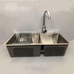 Chậu Rửa Inox Kèm Vòi Rửa Bát - CV8245L - OB214