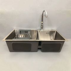 Chậu Rửa Inox Kèm Vòi Rửa Bát - CV8245L - OB514