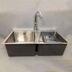 Chậu Rửa Inox Kèm Vòi Rửa Bát - CV8245 - OB514