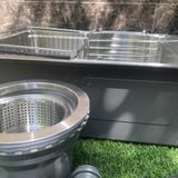 Chậu Rửa Bát Bán Nguyệt 1 Hố Inox 304 C_7848