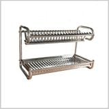 Kệ Bát Đĩa 2 Tầng Đứng, Inox 304 - KBD02