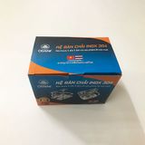 Kệ cốc đơn vuông Inox - KC600