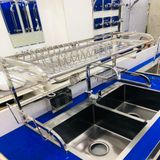Kệ Bát Đĩa 2 Tầng Đứng Inox 304 - KBD_85