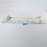 Bộ kệ kính lan can đôi inox 304  - VT709