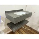 Chậu Lavabo Âm Bàn Đá 2 Tầng  Ghi