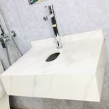 Bàn Đá Hộp Đặt Lavaba Kèm Giá Treo Tường