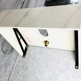 Bàn Đá Hộp Đặt Lavaba Kèm Giá Treo Tường