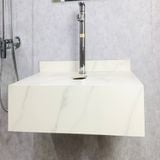 Bàn Đá Hộp Đặt Lavaba Kèm Giá Treo Tường
