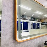 Gương Đèn Led Cảm Ứng Có Sấy Viền Kim Loại 6080