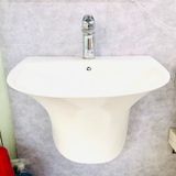 Chậu Lavaba Treo Liền Chân Trắng CH_TT2