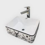 Chậu Lavabo Kèm Vòi 1 Lỗ Nóng Lạnh