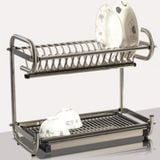 Kệ Bát Đĩa 2 Tầng Đứng, Inox 304 - KBD02