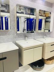 Bộ Tủ Chậu, Gương Đèn Lavavo - TC04